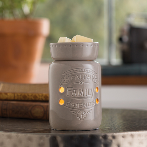 Faith, Family, Friends Midsize Illumination Warmer