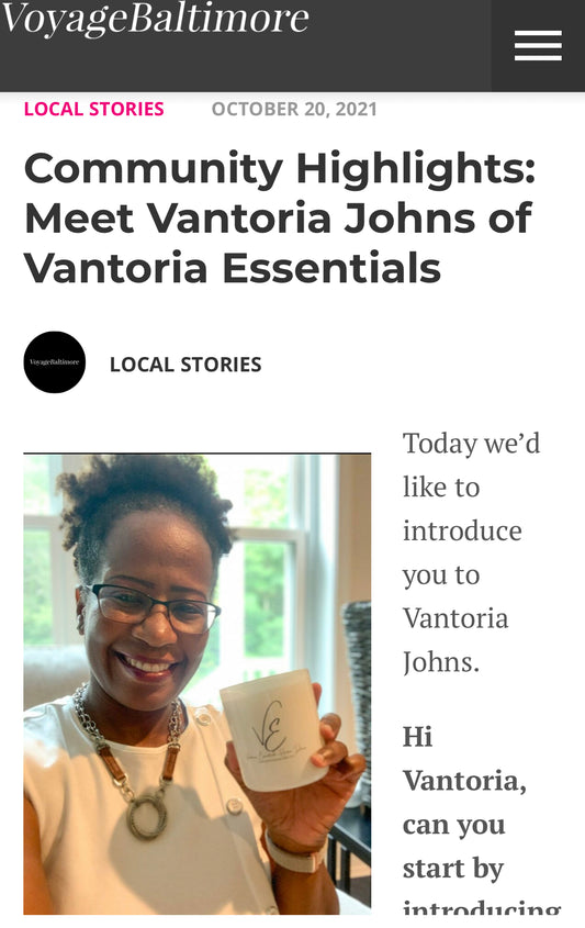 Vantoria Johns, Owner & Founder of Vantoria Essentials Home Decor & More