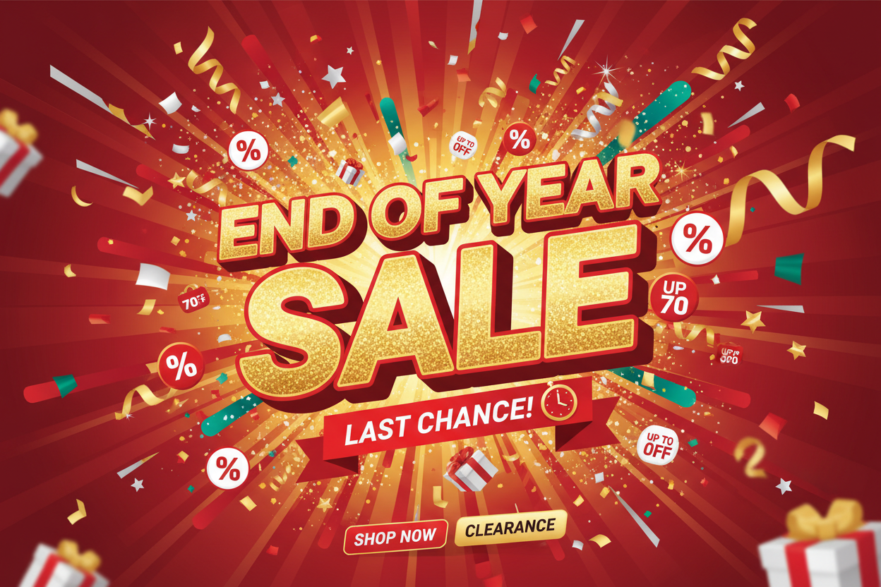 end of year sale
