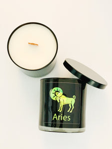 Aries Wood Wick Candle